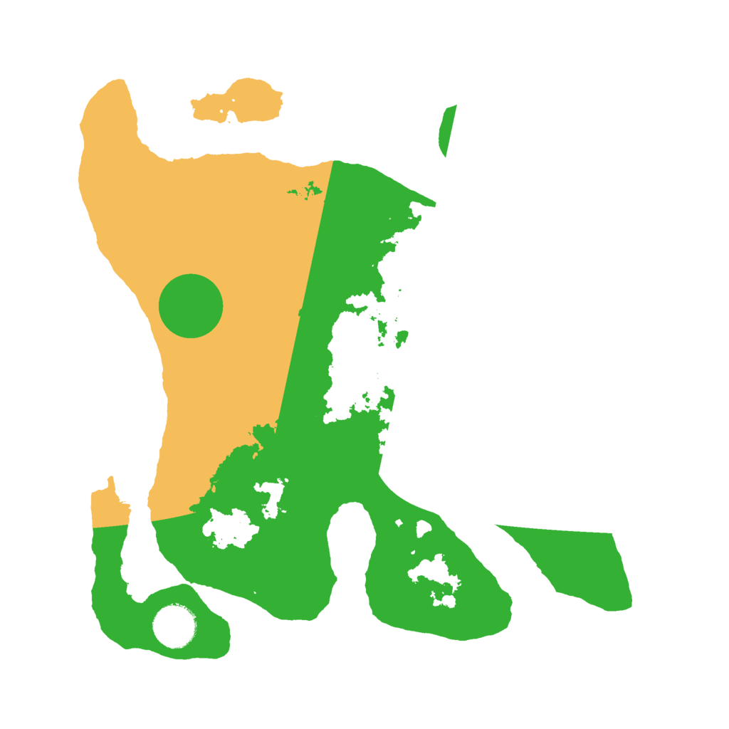 Biome Rust Map: Barren, Size: 3000, Seed: 970740