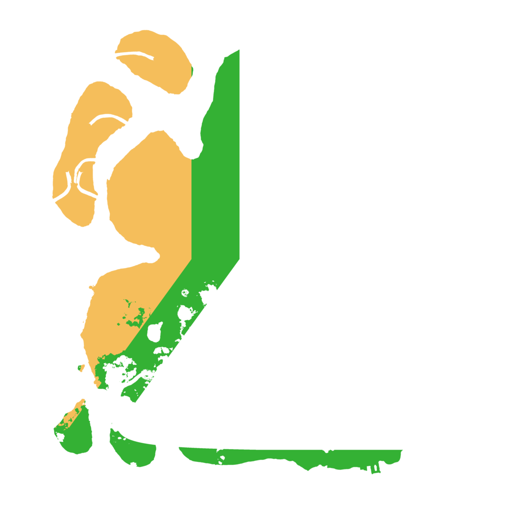 Biome Rust Map: Procedural Map, Size: 3500, Seed: 126921169