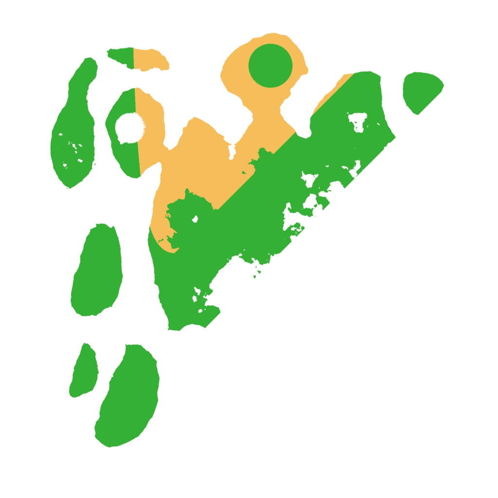 Biome Rust Map: Barren, Size: 3000, Seed: 447980