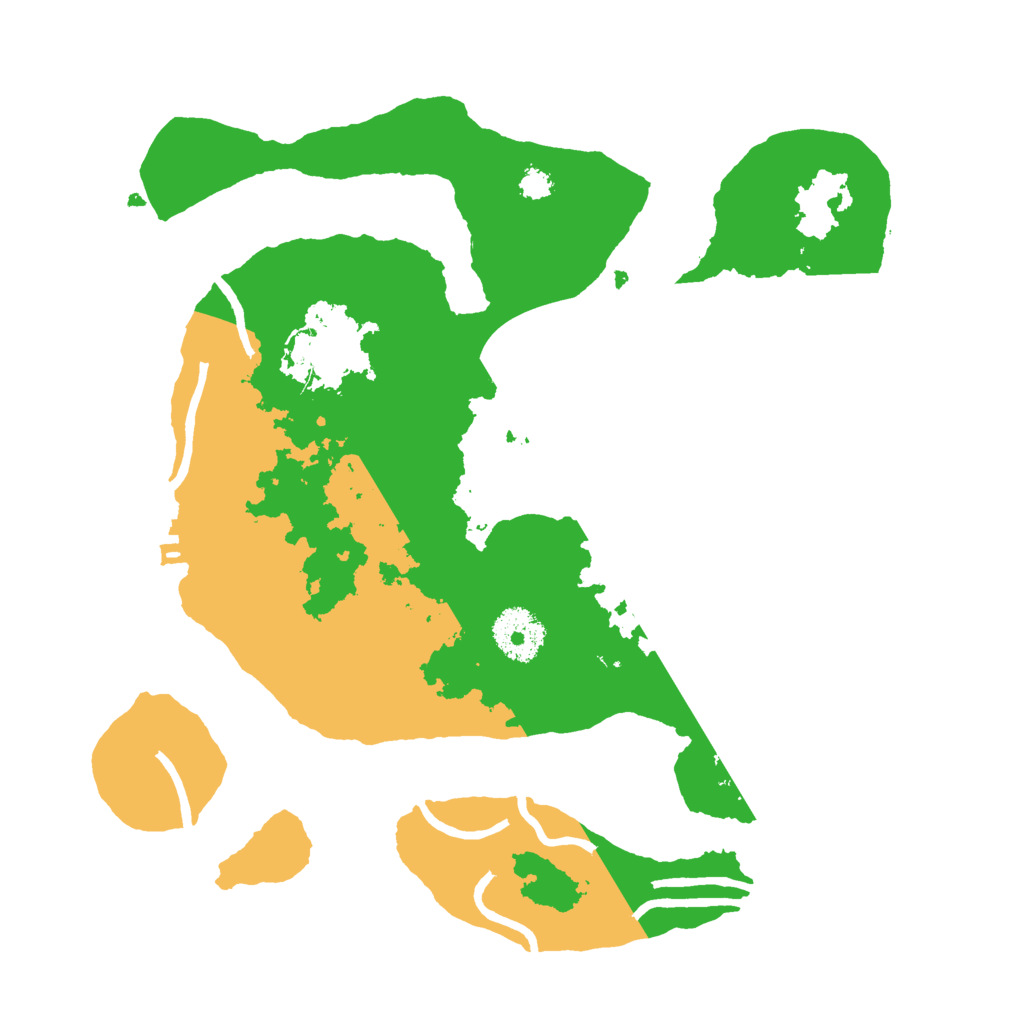 Biome Rust Map: Procedural Map, Size: 3000, Seed: 307639