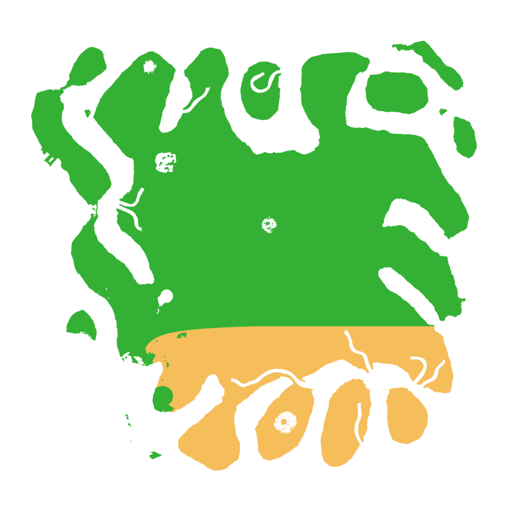 Biome Rust Map: Procedural Map, Size: 3600, Seed: 4089