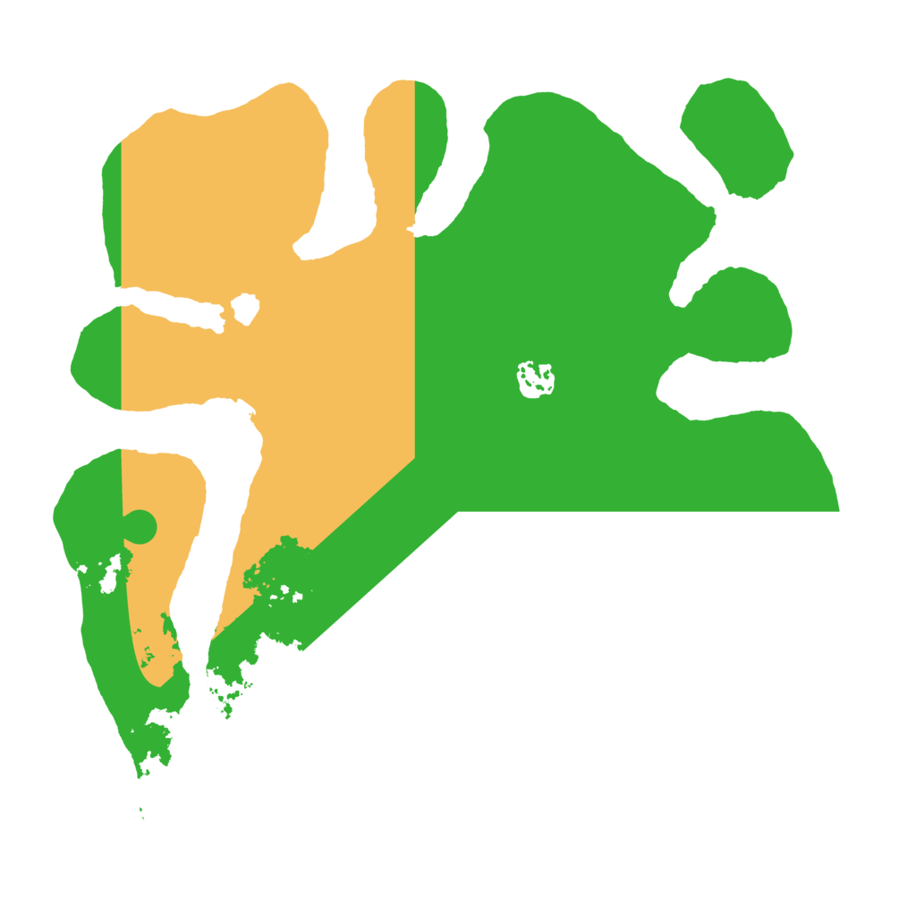 Biome Rust Map: Barren, Size: 3500, Seed: 20