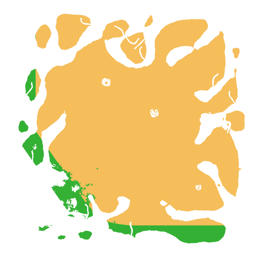 Biome Rust Map: Procedural Map, Size: 4500, Seed: 34500