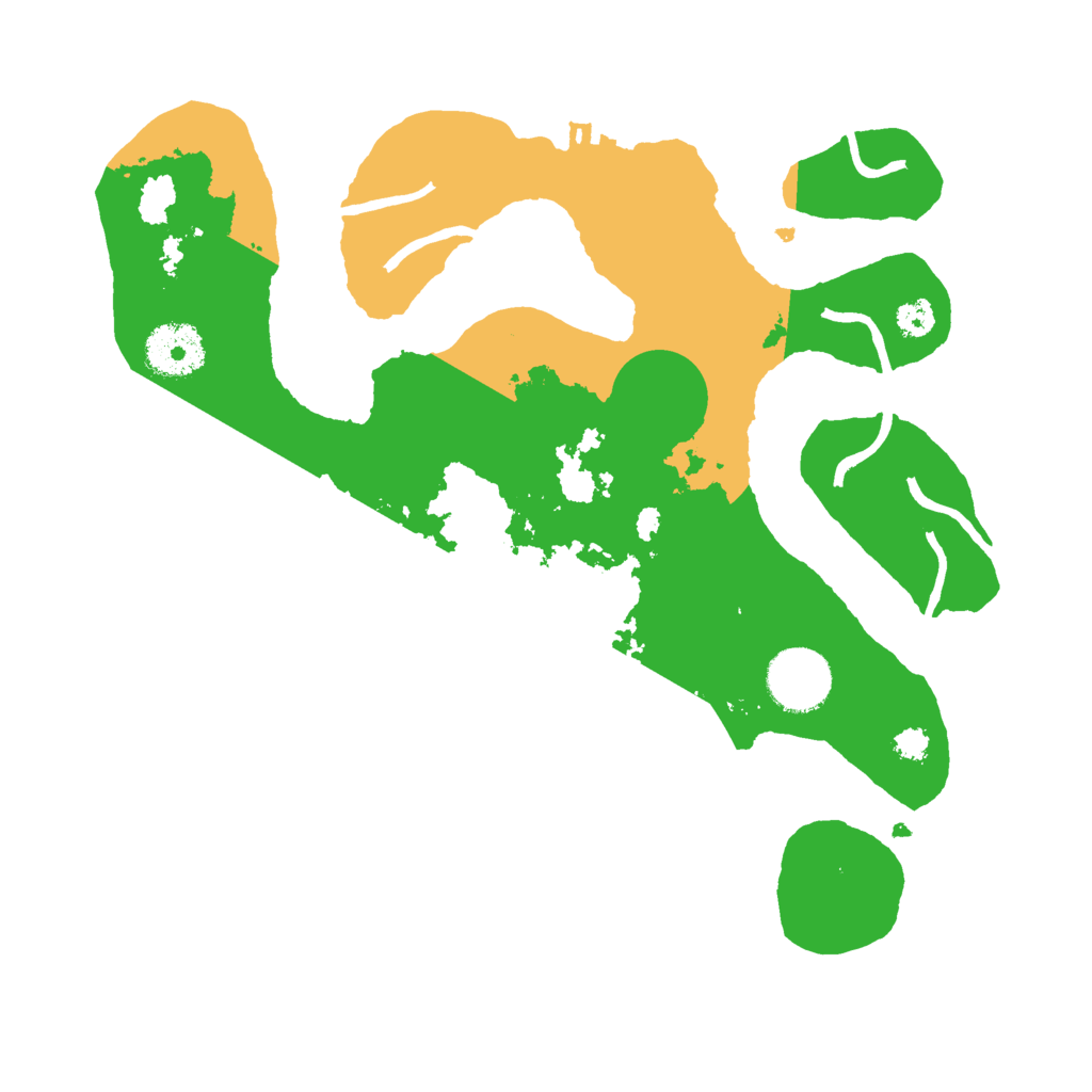 Biome Rust Map: Procedural Map, Size: 3000, Seed: 1888276877