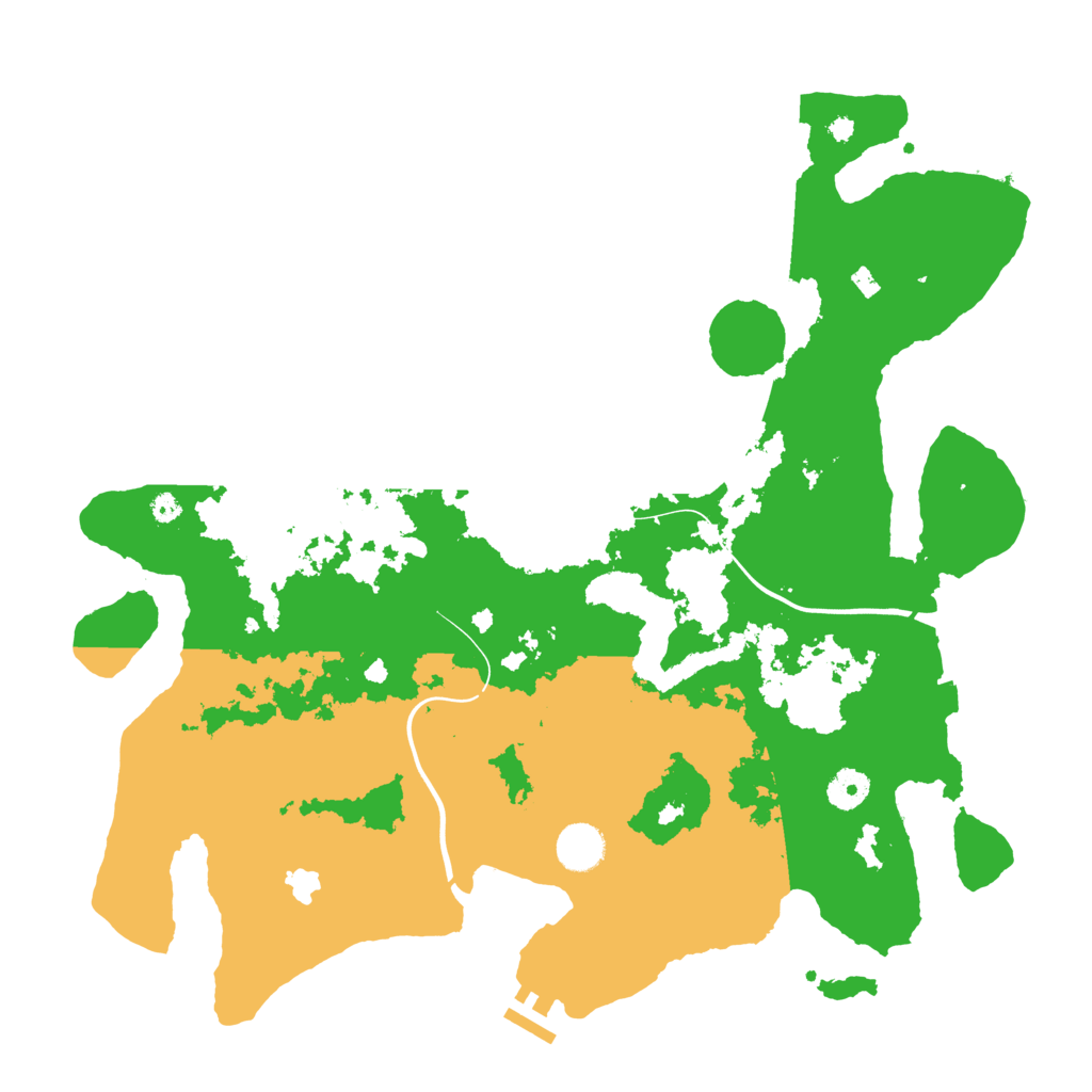 Biome Rust Map: Procedural Map, Size: 4000, Seed: 1368446354