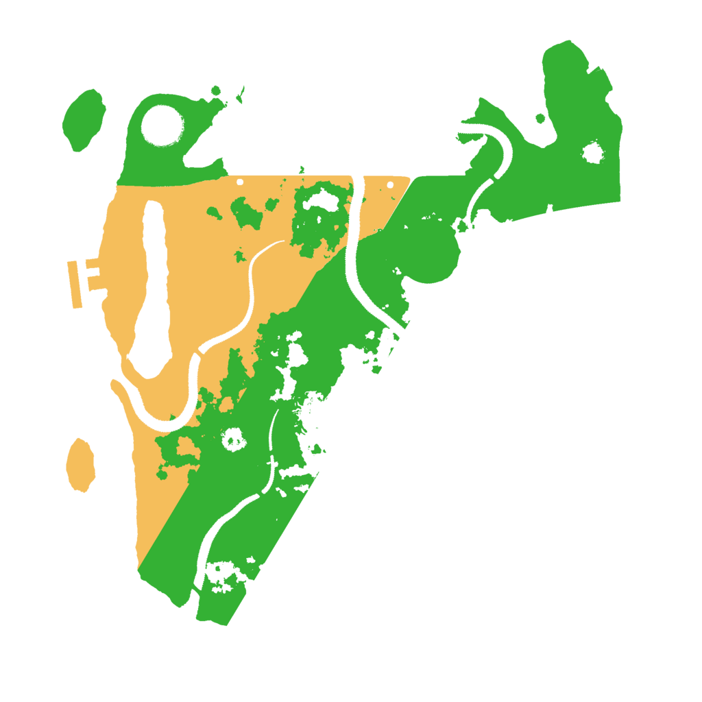 Biome Rust Map: Procedural Map, Size: 3000, Seed: 1278840787