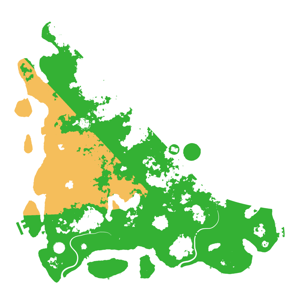 Biome Rust Map: Procedural Map, Size: 4500, Seed: 150827189