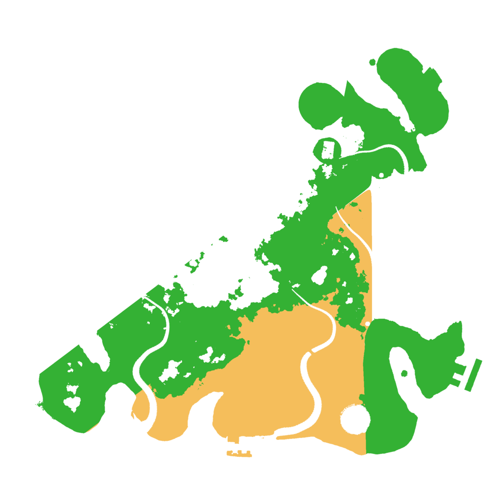 Biome Rust Map: Procedural Map, Size: 3000, Seed: 599762