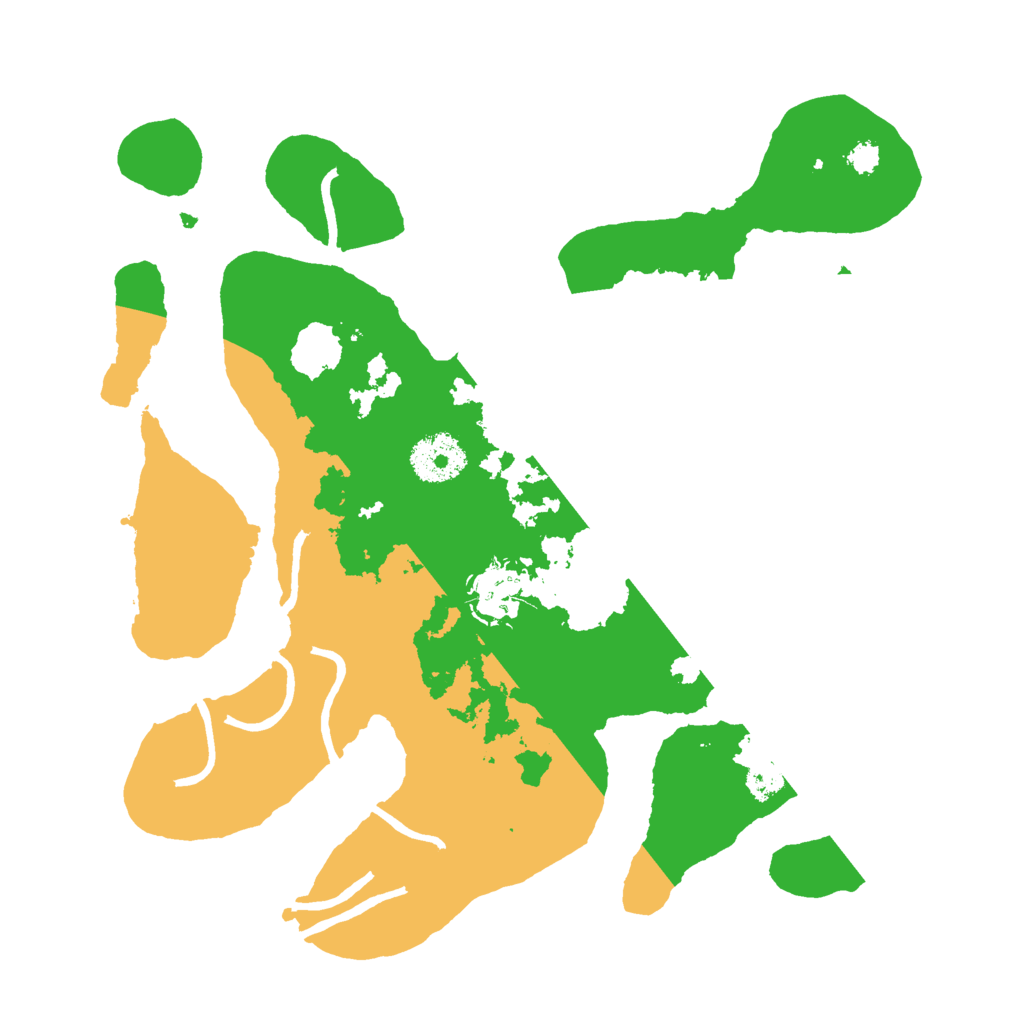 Biome Rust Map: Procedural Map, Size: 3000, Seed: 984205