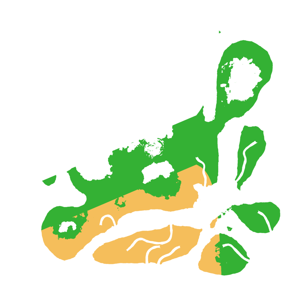 Biome Rust Map: Procedural Map, Size: 3000, Seed: 202877