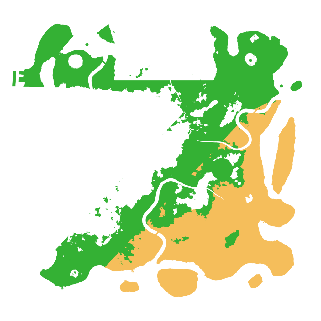 Biome Rust Map: Procedural Map, Size: 4000, Seed: 123321