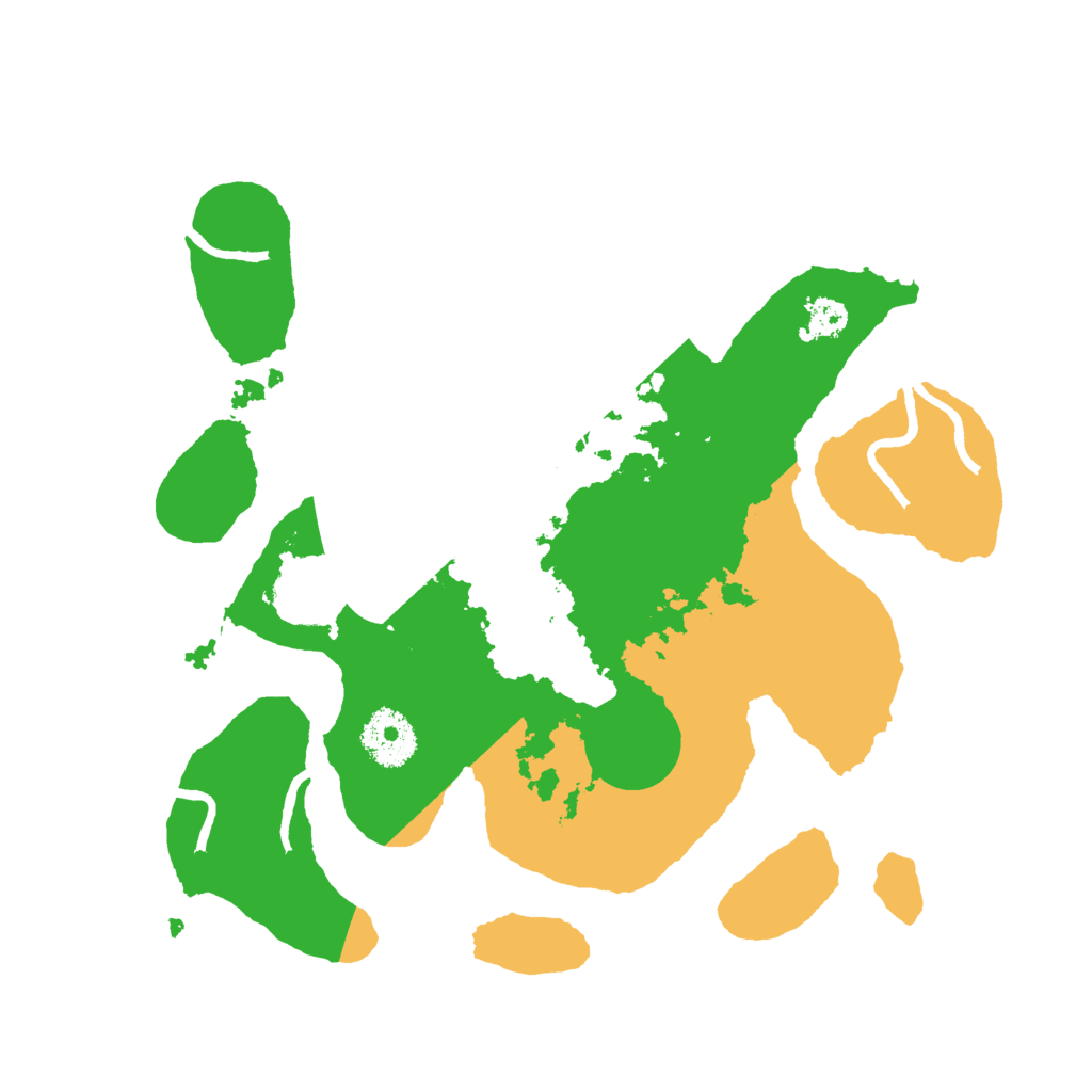 Biome Rust Map: Procedural Map, Size: 3000, Seed: 757043