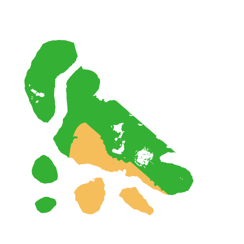 Biome Rust Map: Barren, Size: 2500, Seed: 882