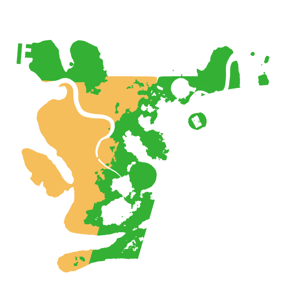 Biome Rust Map: Procedural Map, Size: 3000, Seed: 1747
