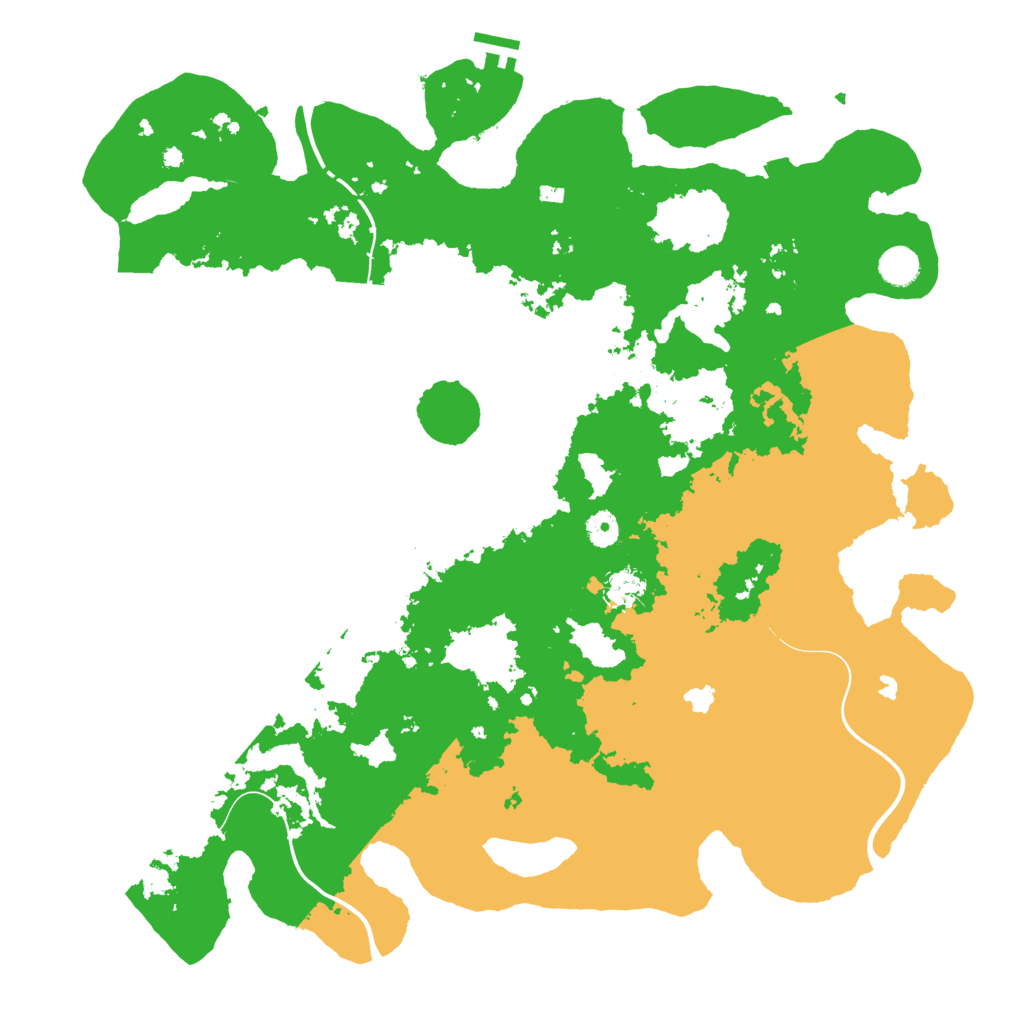 Biome Rust Map: Procedural Map, Size: 4500, Seed: 9911873