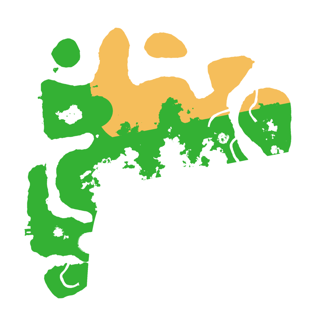 Biome Rust Map: Procedural Map, Size: 3000, Seed: 520736