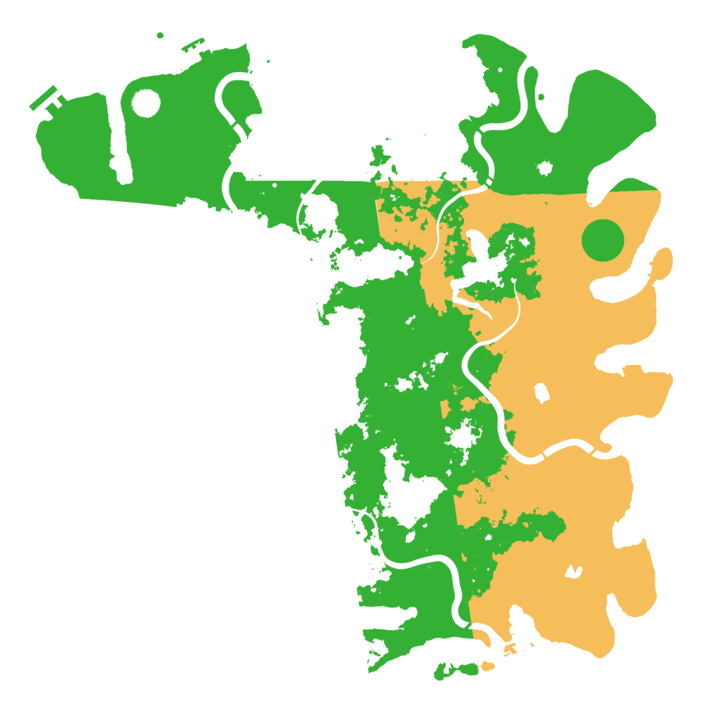 Biome Rust Map: Procedural Map, Size: 4500, Seed: 2070430474