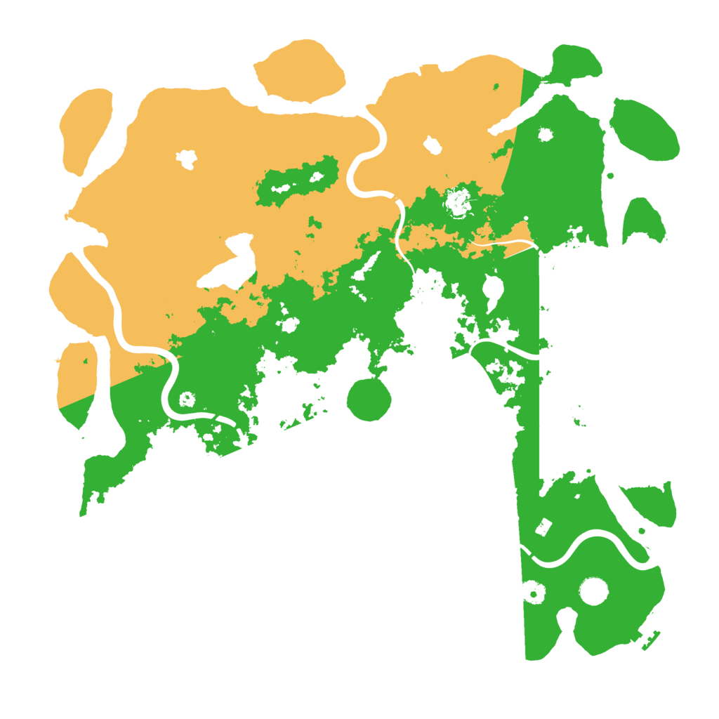 Biome Rust Map: Procedural Map, Size: 4500, Seed: 1084295894