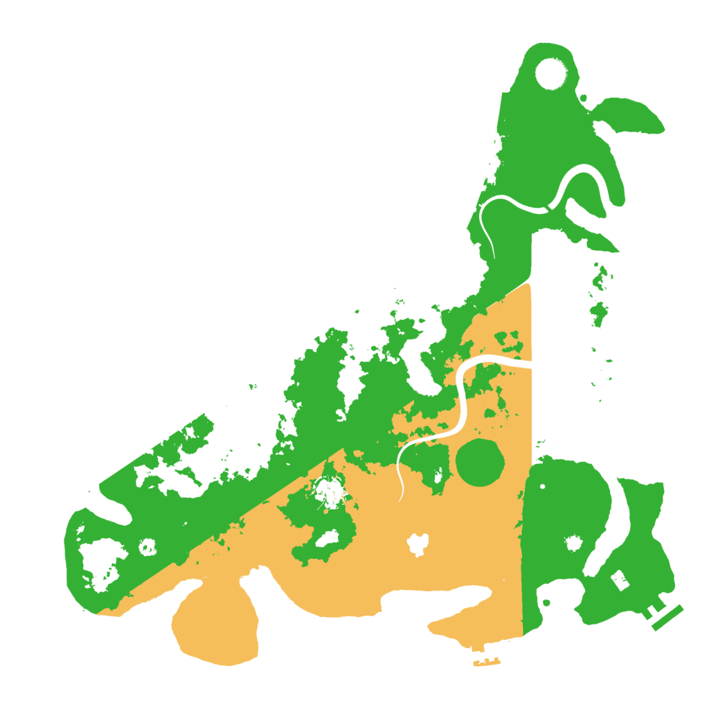 Biome Rust Map: Procedural Map, Size: 4000, Seed: 7119