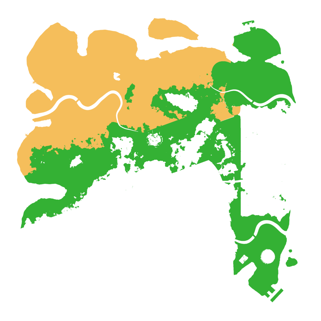 Biome Rust Map: Procedural Map, Size: 4000, Seed: 1218336806