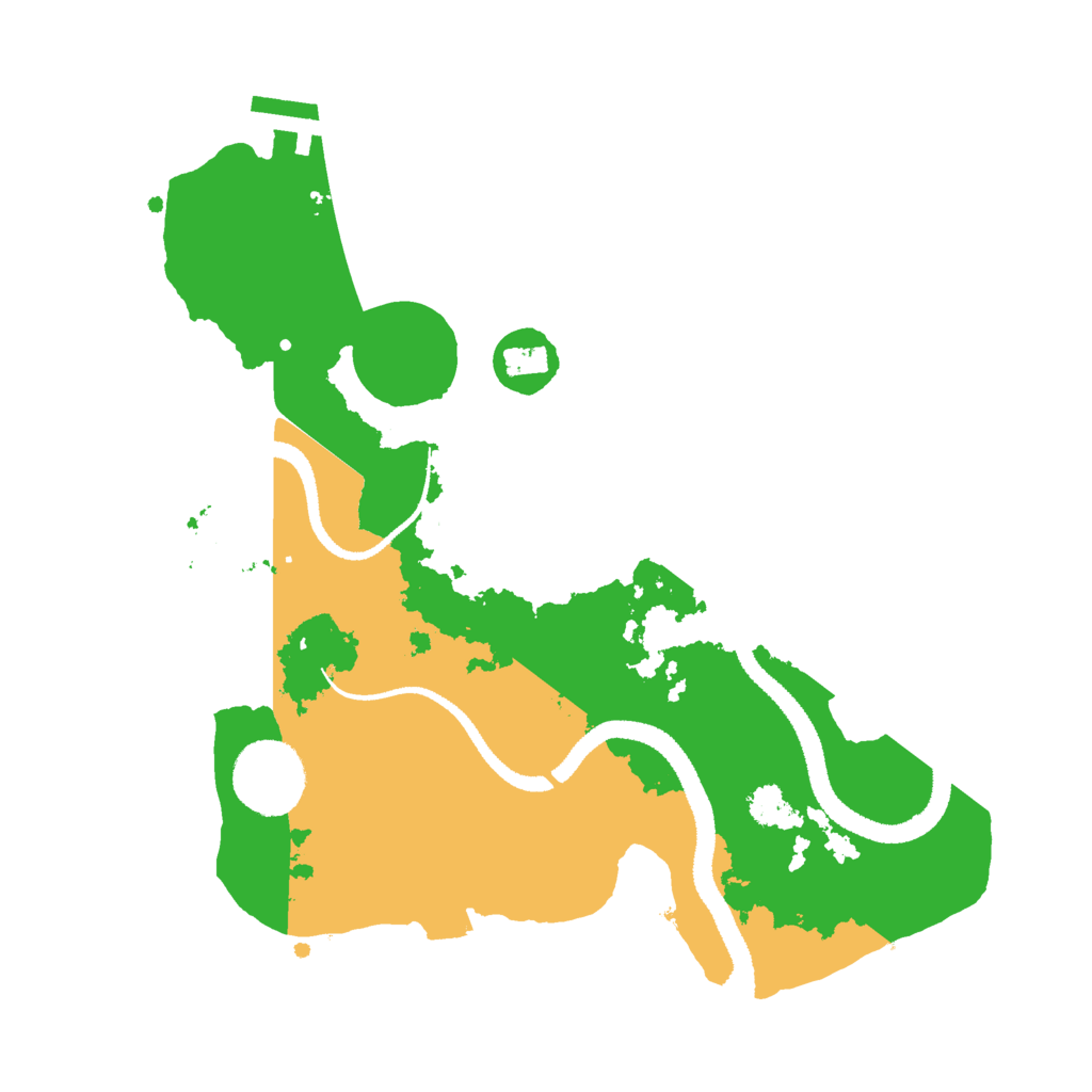 Biome Rust Map: Procedural Map, Size: 2769, Seed: 24947621