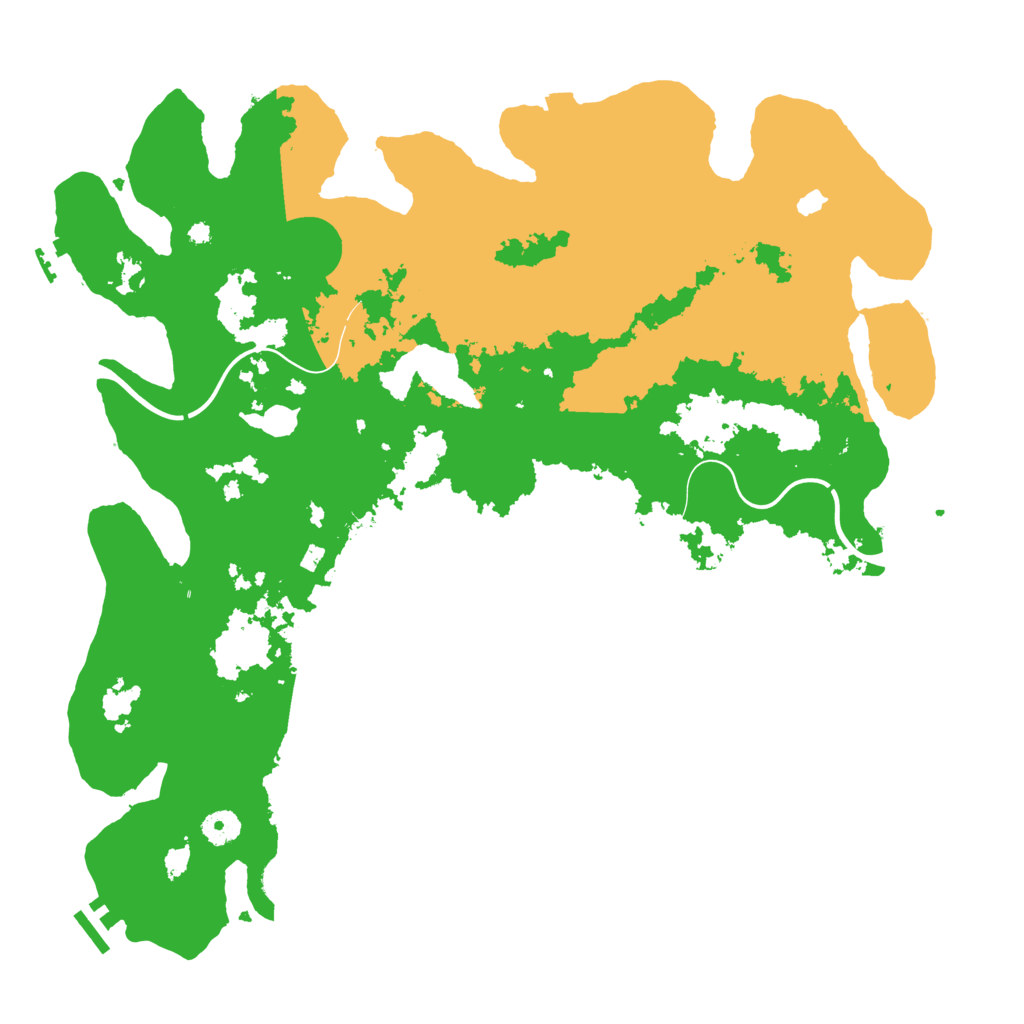 Biome Rust Map: Procedural Map, Size: 4250, Seed: 612353