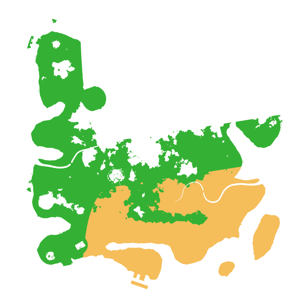 Biome Rust Map: Procedural Map, Size: 3500, Seed: 634