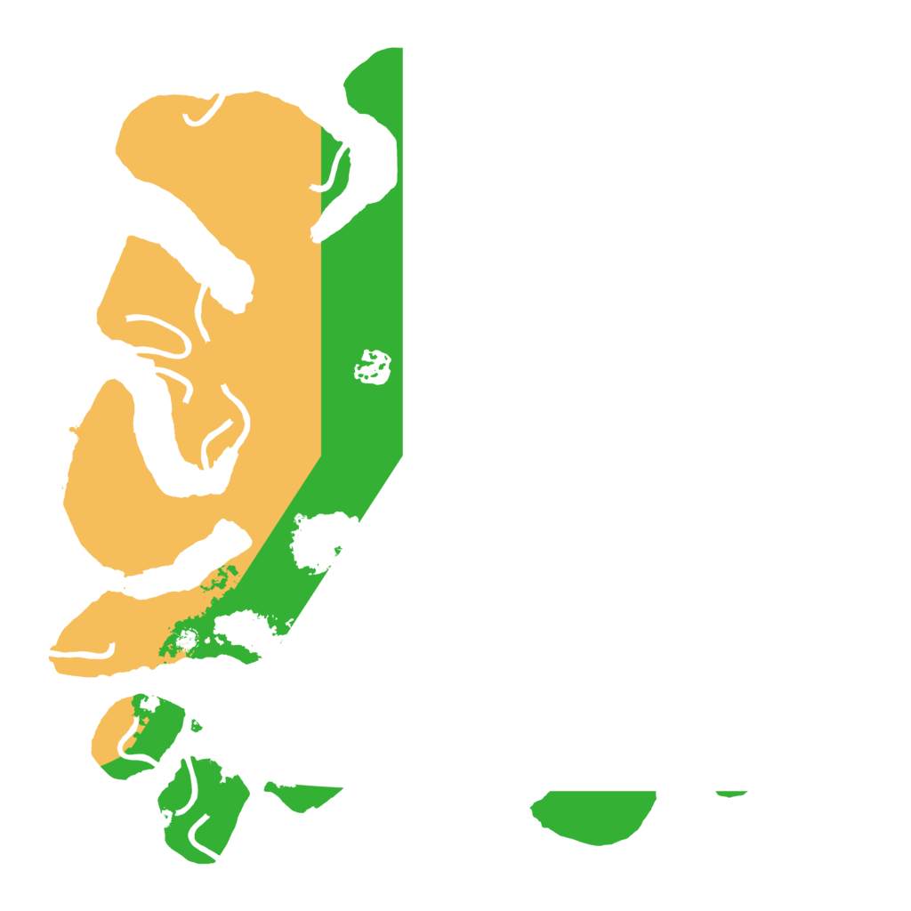 Biome Rust Map: Procedural Map, Size: 3700, Seed: 1077070593