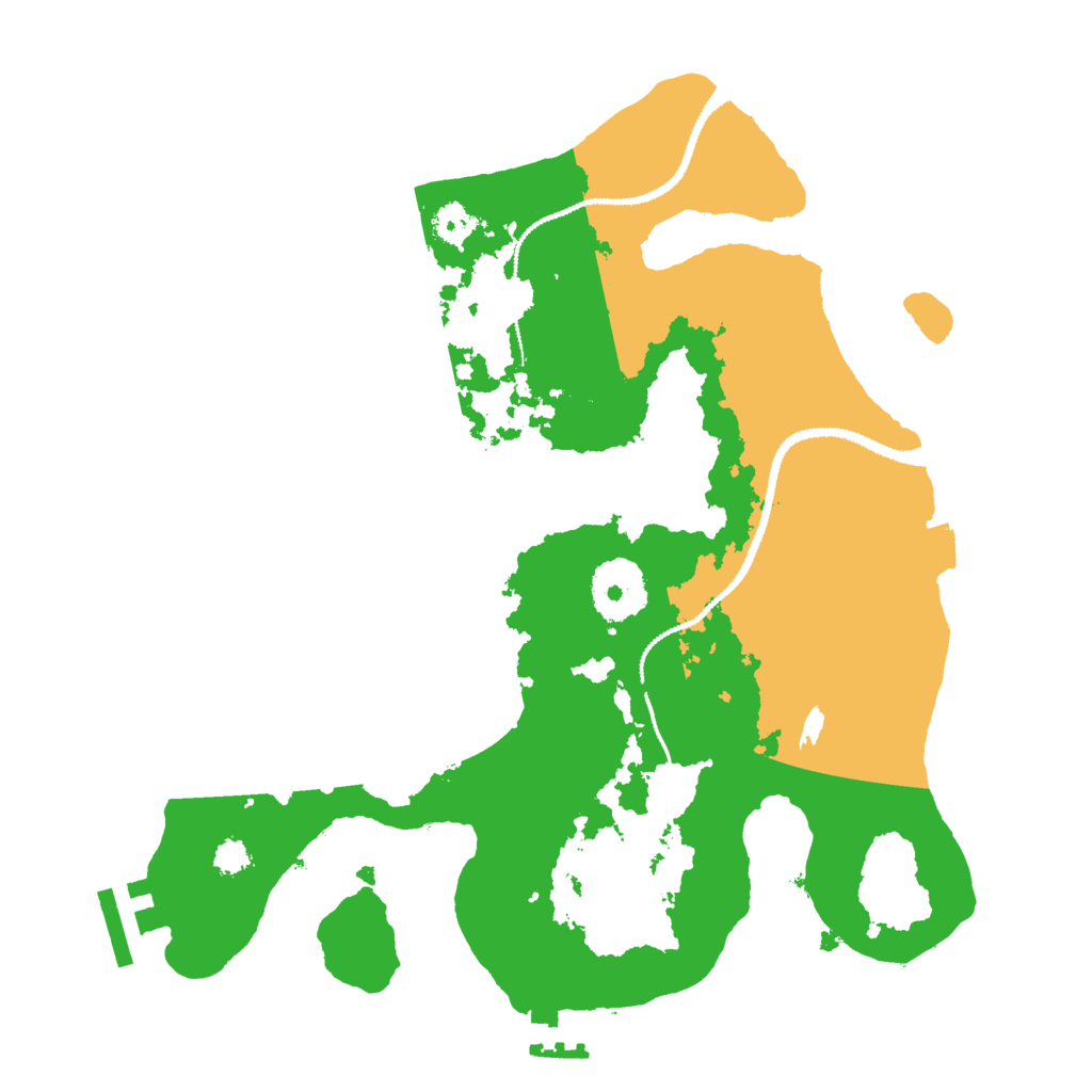 Biome Rust Map: Procedural Map, Size: 2800, Seed: 200
