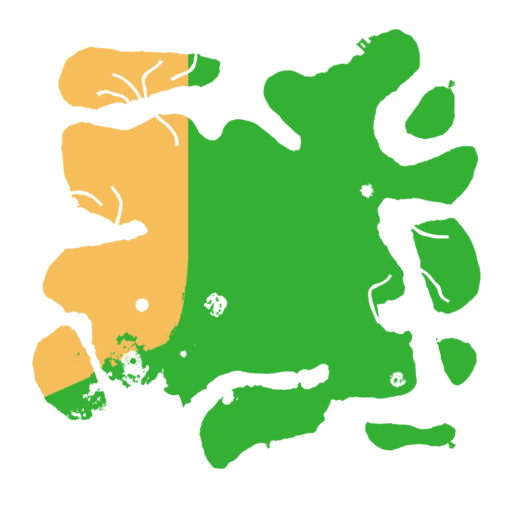 Biome Rust Map: Procedural Map, Size: 3500, Seed: 23759