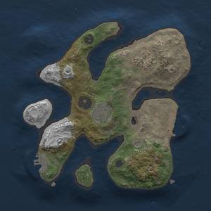 Thumbnail Rust Map: Procedural Map, Size: 2300, Seed: 200, 10 Monuments