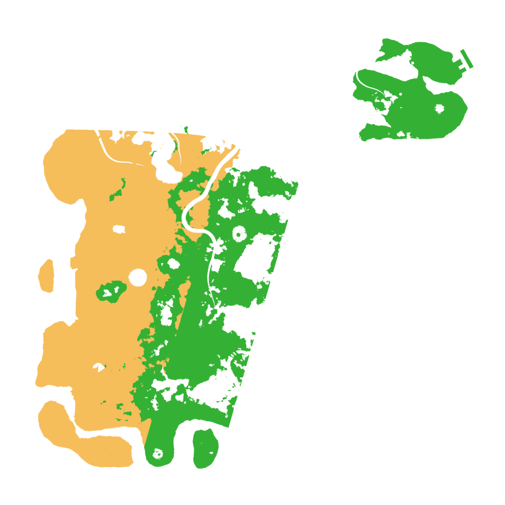 Biome Rust Map: Procedural Map, Size: 5000, Seed: 215