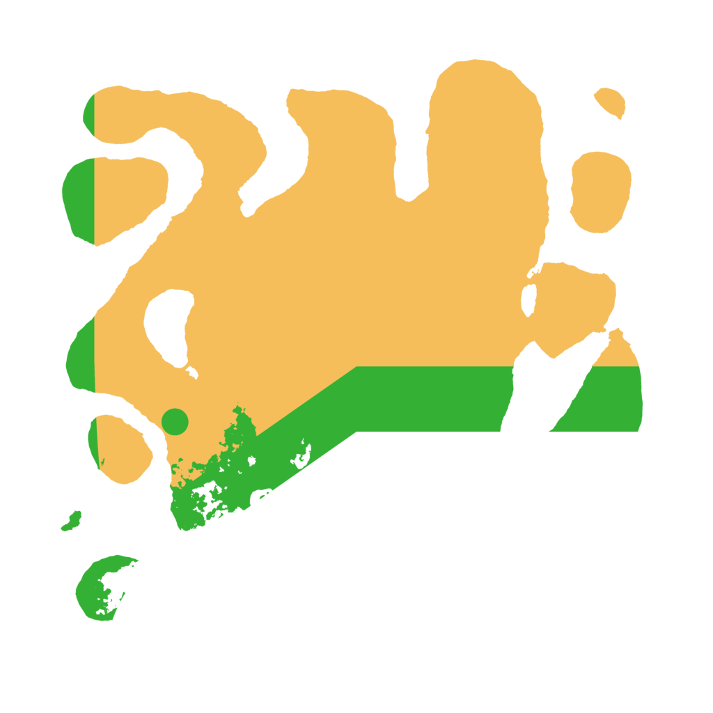 Biome Rust Map: Barren, Size: 3500, Seed: 41196325