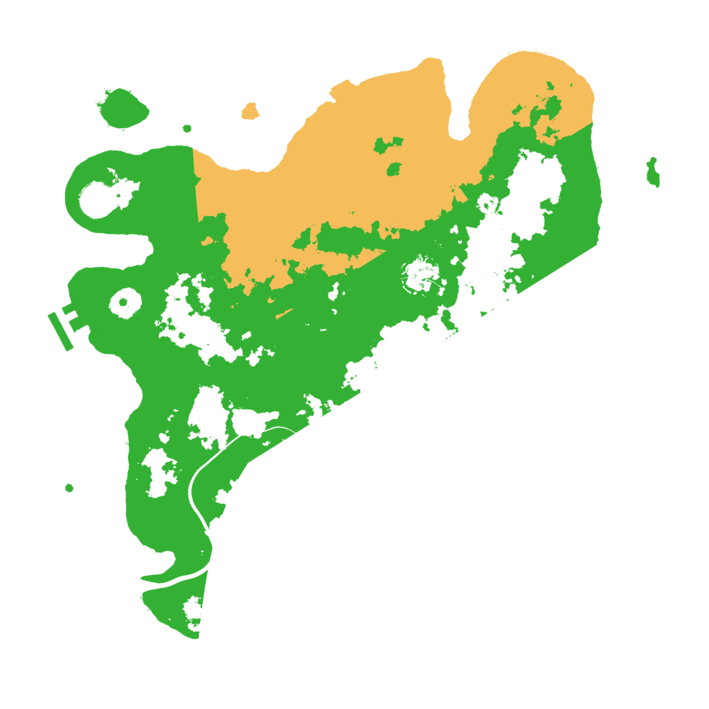 Biome Rust Map: Procedural Map, Size: 3500, Seed: 1572745038
