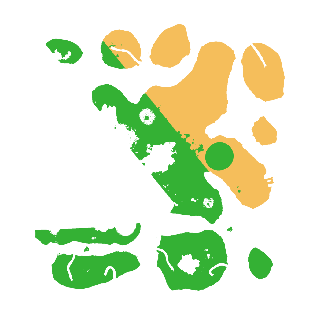 Biome Rust Map: Procedural Map, Size: 3000, Seed: 240151684