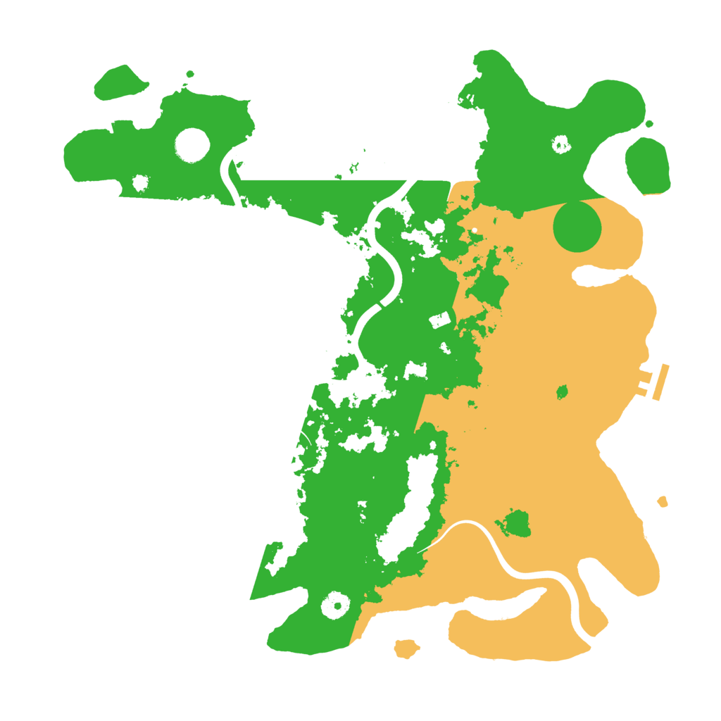 Biome Rust Map: Procedural Map, Size: 3950, Seed: 547007593