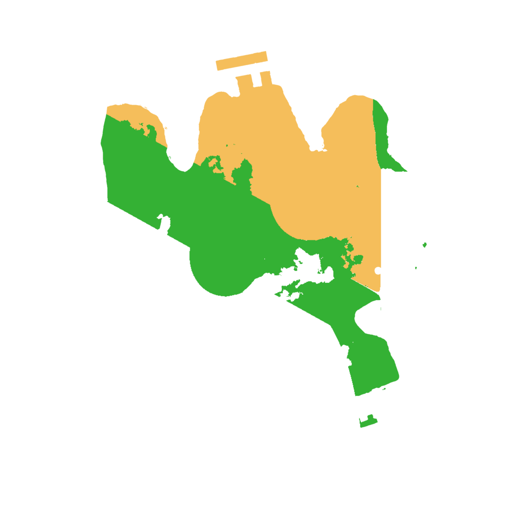 Biome Rust Map: Procedural Map, Size: 2000, Seed: 4112021