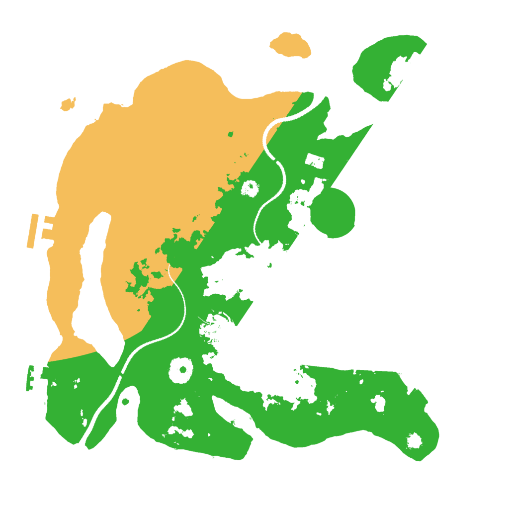 Biome Rust Map: Procedural Map, Size: 3000, Seed: 2427436