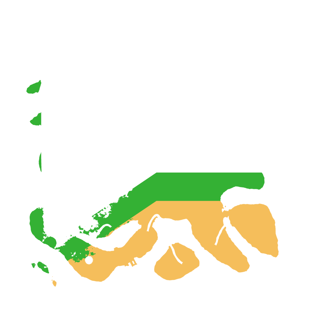 Biome Rust Map: Procedural Map, Size: 3500, Seed: 886