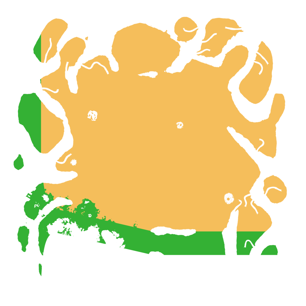 Biome Rust Map: Procedural Map, Size: 4500, Seed: 515788469