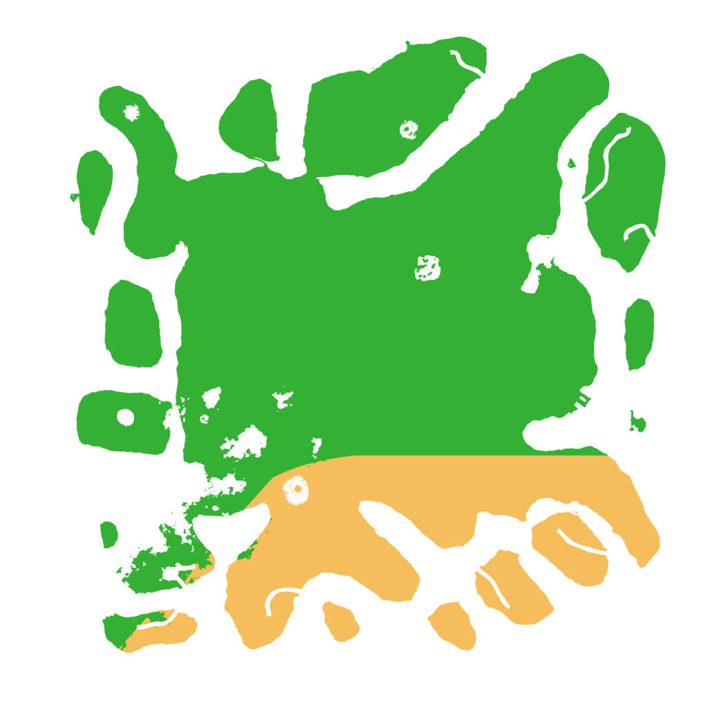 Biome Rust Map: Procedural Map, Size: 3950, Seed: 1997401181