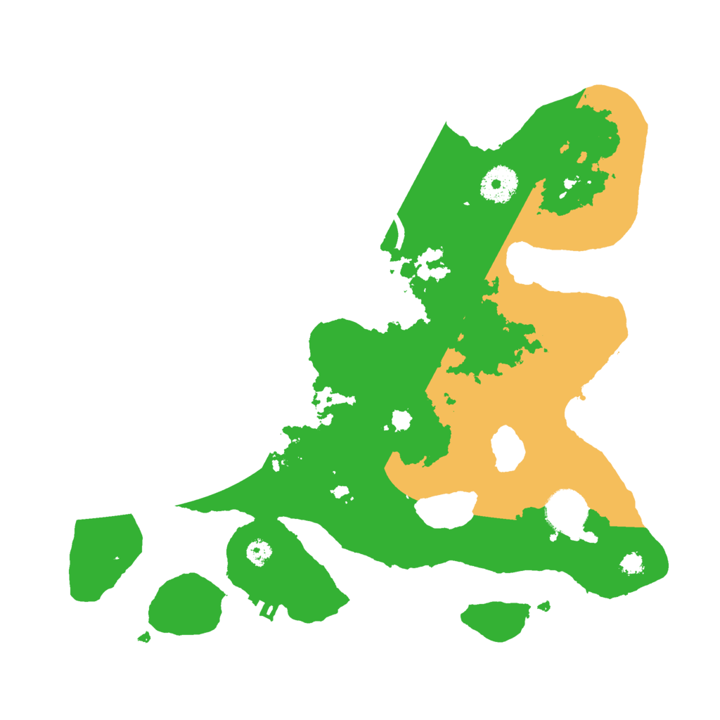 Biome Rust Map: Procedural Map, Size: 3000, Seed: 3253973