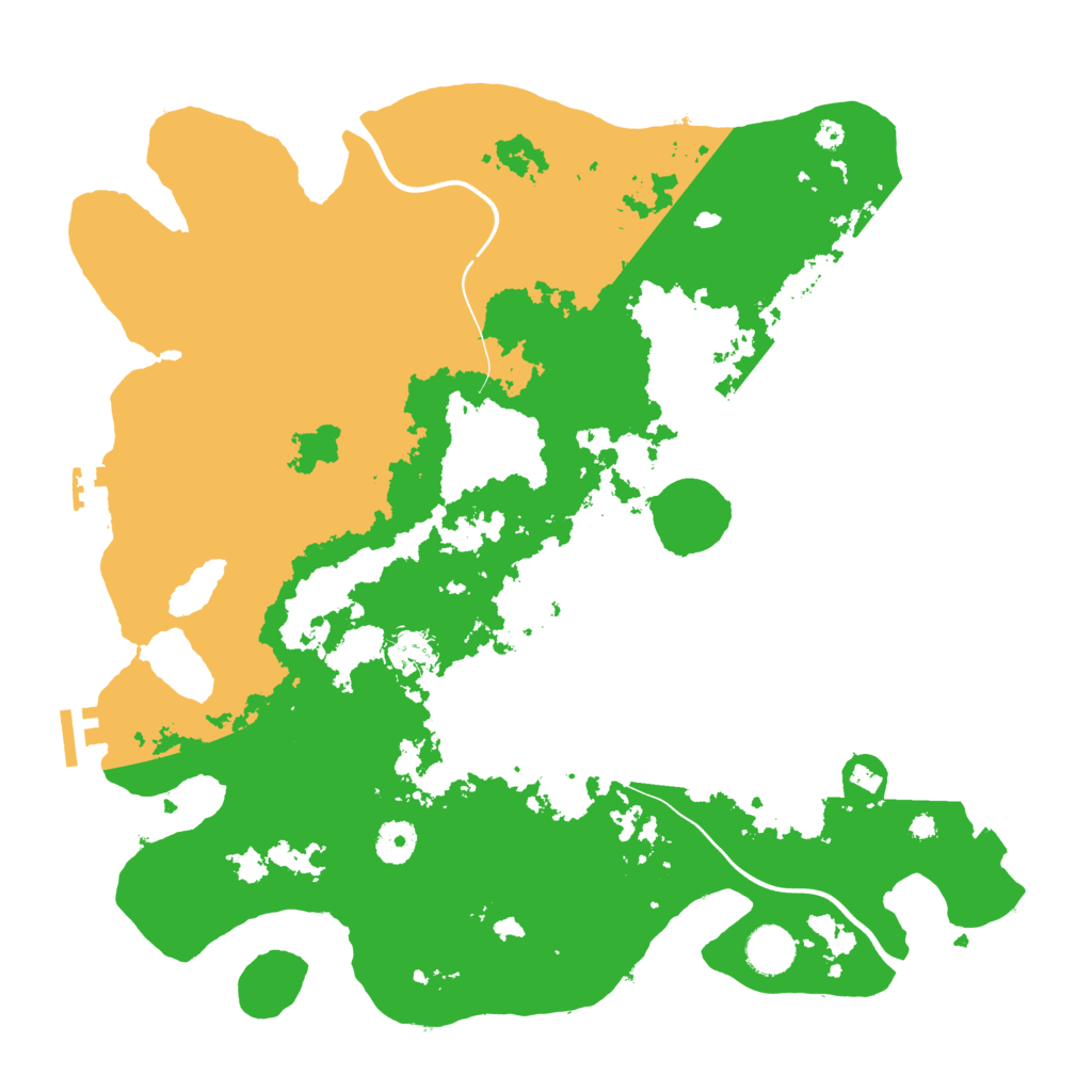 Biome Rust Map: Procedural Map, Size: 3875, Seed: 1278255078