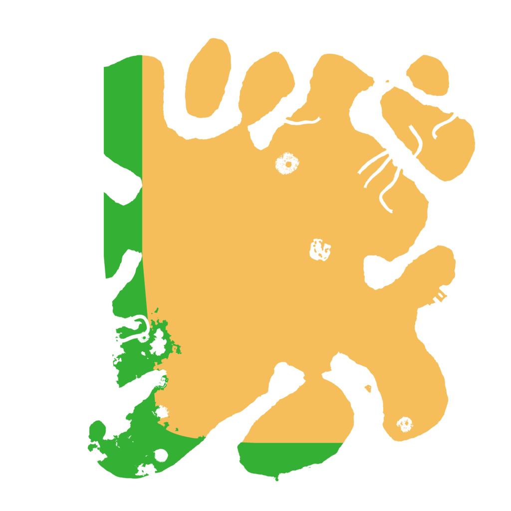 Biome Rust Map: Procedural Map, Size: 3500, Seed: 523546