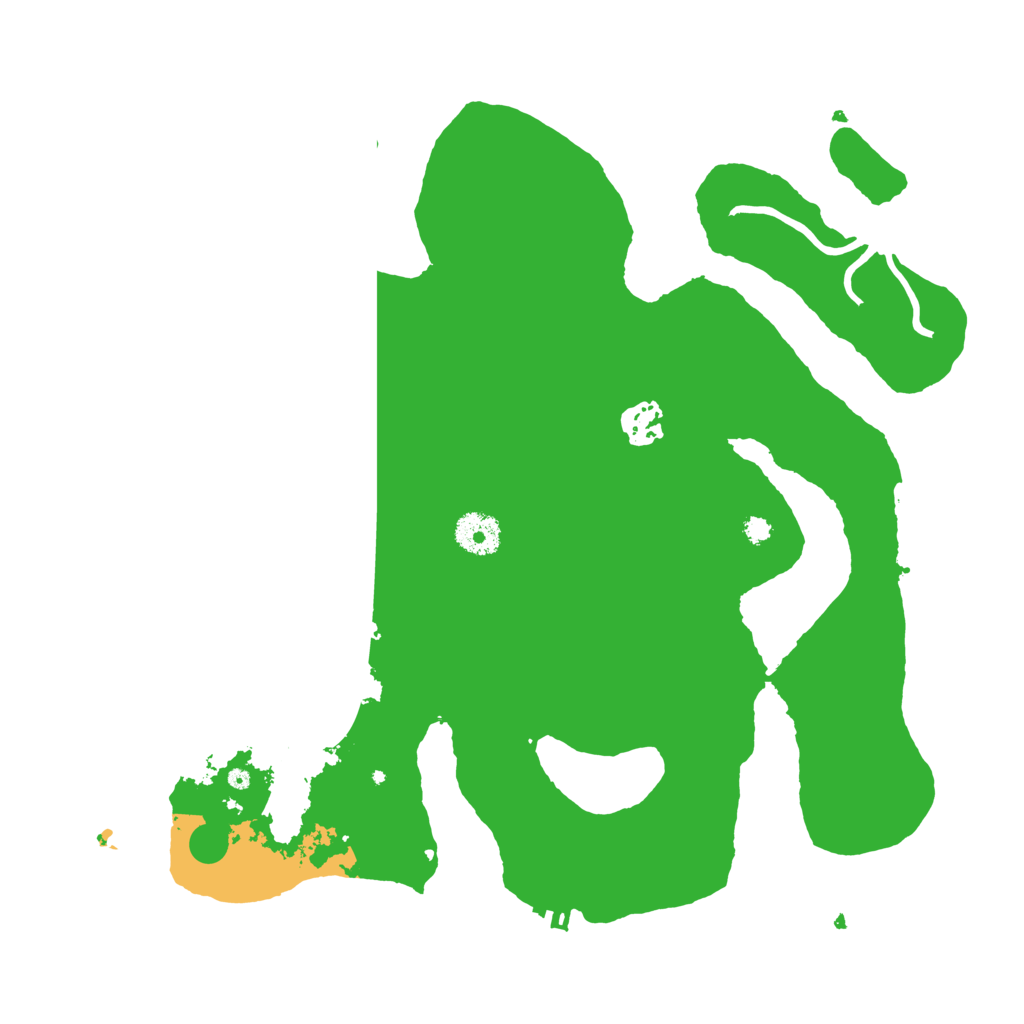 Biome Rust Map: Procedural Map, Size: 3500, Seed: 841901644