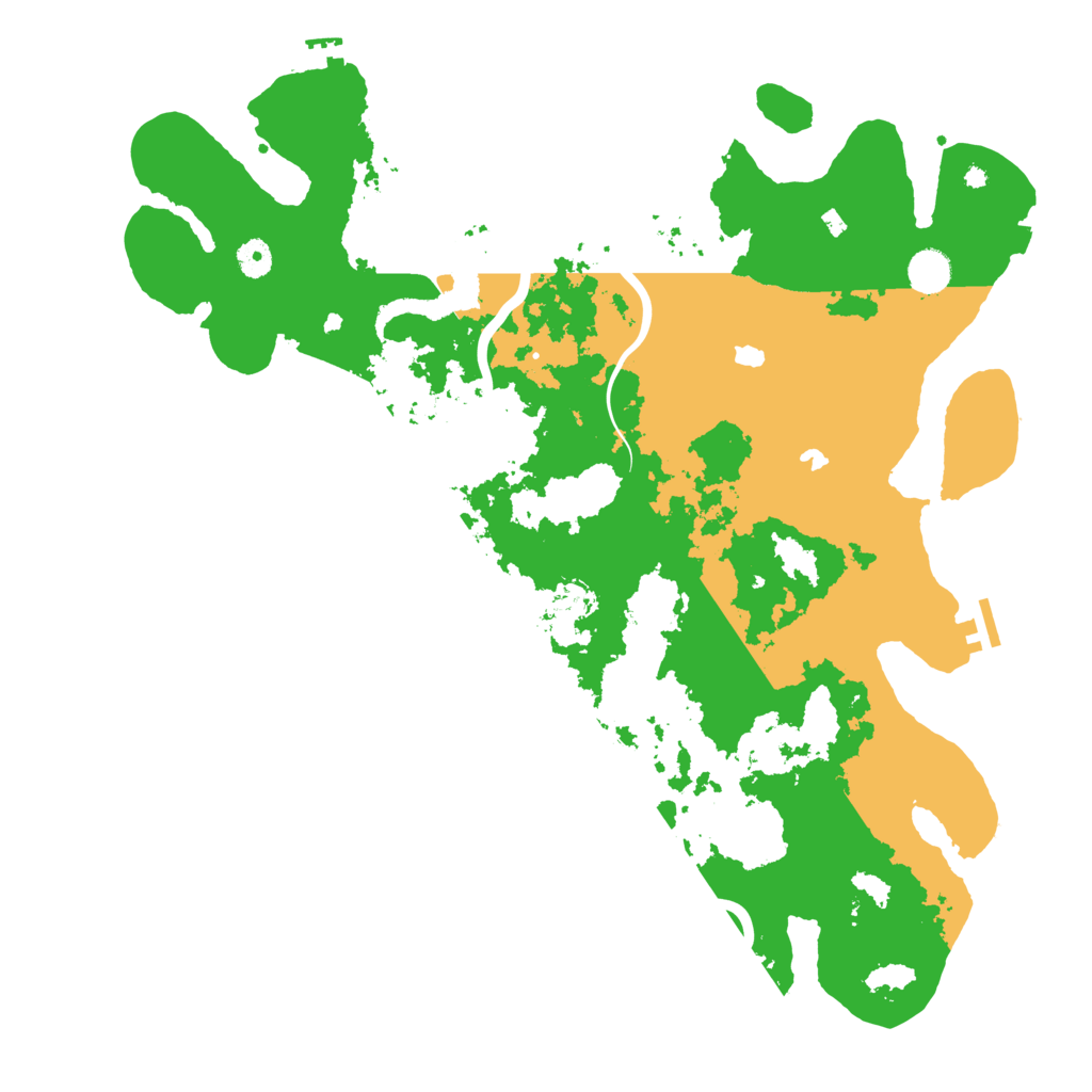 Biome Rust Map: Procedural Map, Size: 4500, Seed: 1461416564