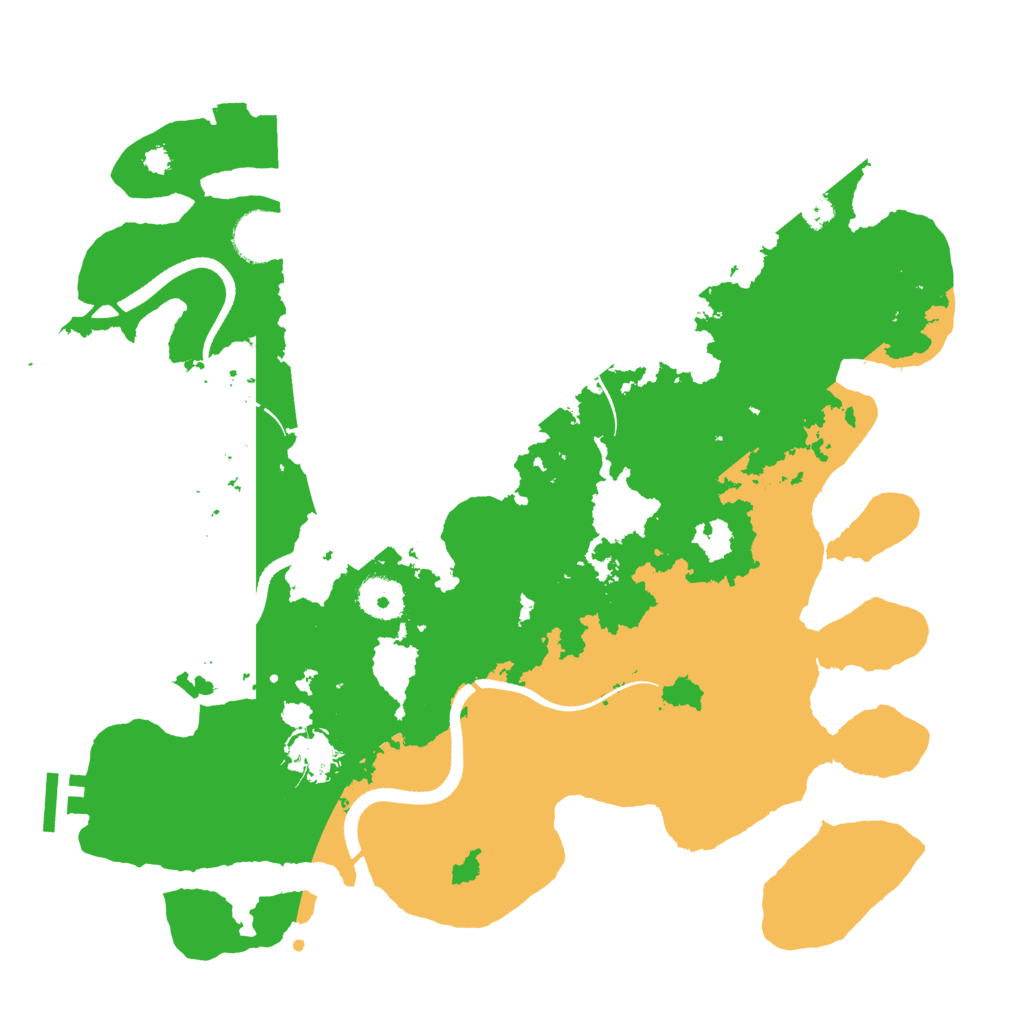 Biome Rust Map: Procedural Map, Size: 3500, Seed: 328122720