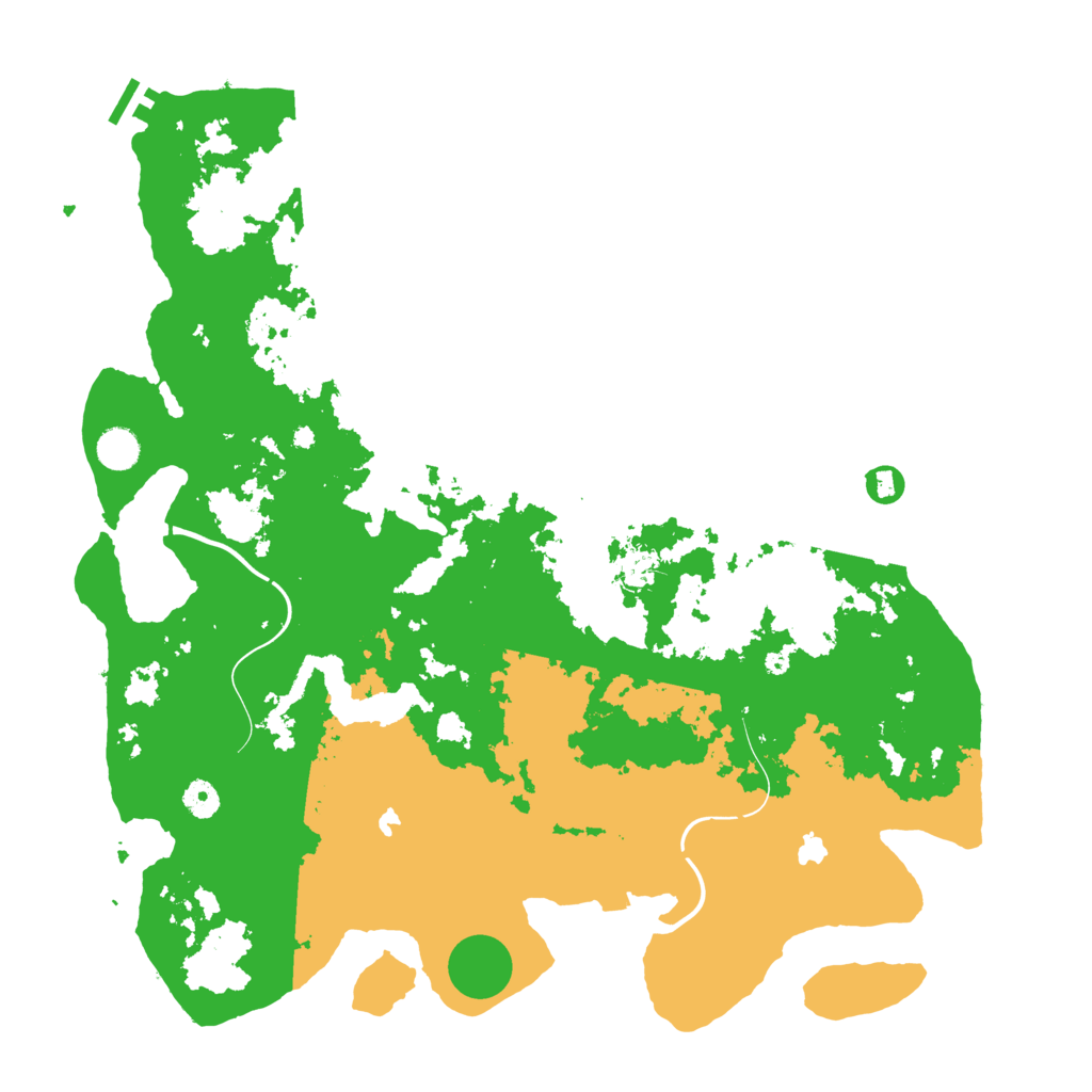 Biome Rust Map: Procedural Map, Size: 4500, Seed: 8112021