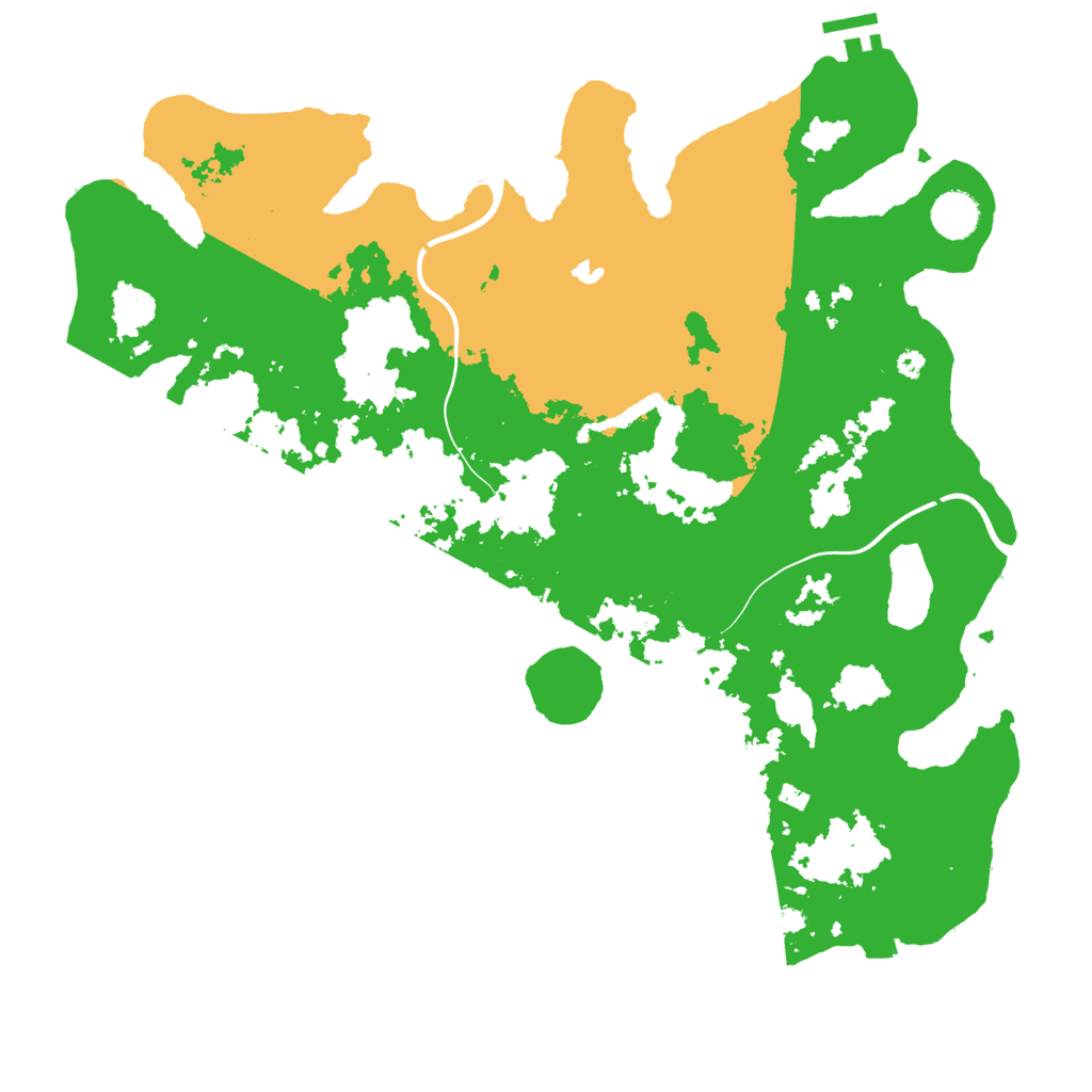 Biome Rust Map: Procedural Map, Size: 4000, Seed: 4112021