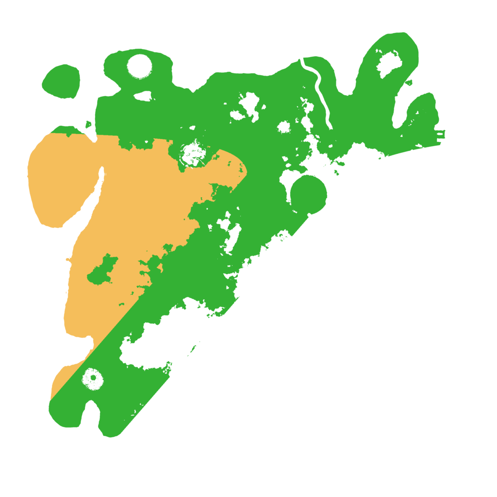 Biome Rust Map: Procedural Map, Size: 3600, Seed: 1607263901